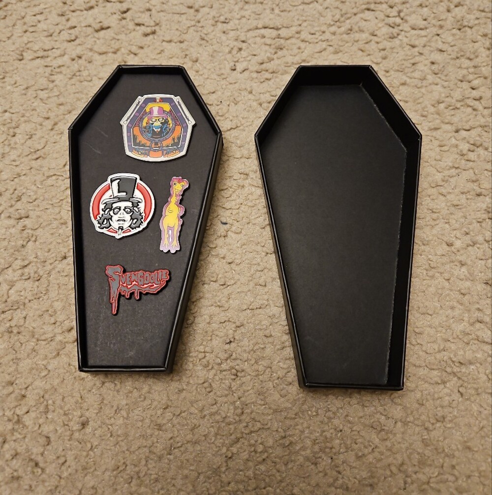 Svengoolie Limited Edition 4-Piece Enamel Pin Set - Picture 2 of 5